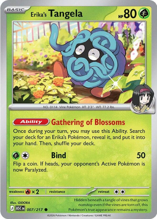 Erika's Tangela 007/217 Common Ascended Heroes NM/M