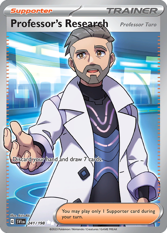 Professor's Research (Professor Turo) 241/198 Ultra Rare Scarlet & Violet NM/M