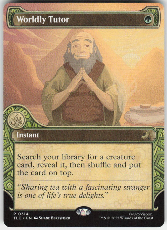 Worldly Tutor (Showcase) P Avatar: The Last Airbender: Eternal-Legal 314 NM