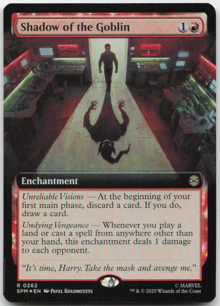 Shadow of the Goblin (Extended Art) R Marvel's Spider-Man 262 NM