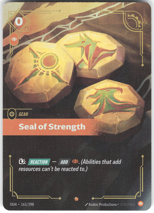 Seal of Strength Epic Origins 163/298 NM