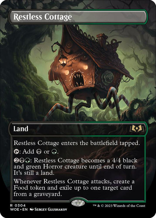 Restless Cottage (Borderless) 304 Rare Wilds of Eldraine NM/M