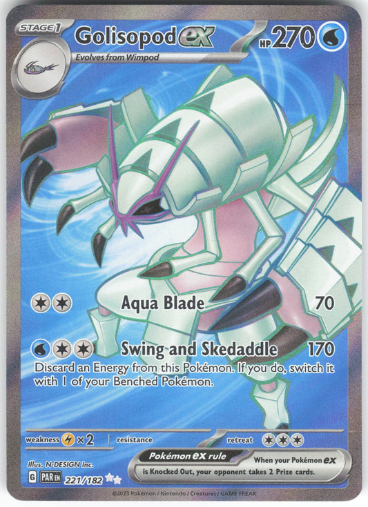 Golisopod ex - Ultra Rare SV04: Paradox Rift 221/182 NM