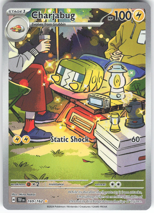 Charjabug - Illustration Rare SV05: Temporal Forces 169/162 NM