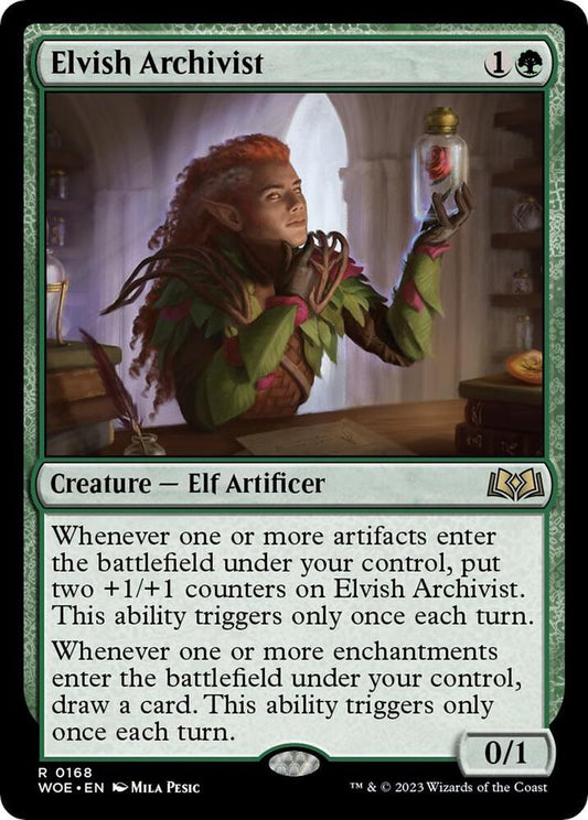 Elvish Archivist 168 Rare Wilds of Eldraine NM/M