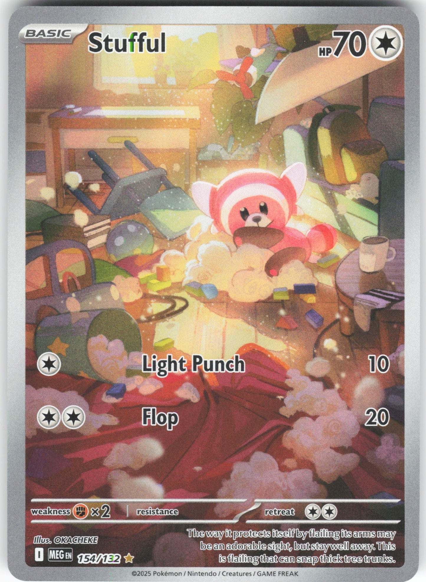 Stufful - Illustration Rare ME01: Mega Evolution 154/132 NM
