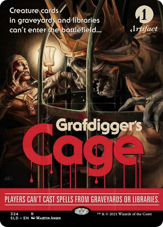 Grafdigger's Cage 324 Foil Rare Secret Lair Drop Series NM/M
