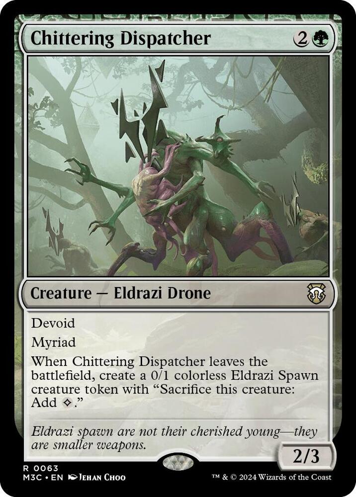 Chittering Dispatcher 63 Rare Commander: Modern Horizons 3 NM/M