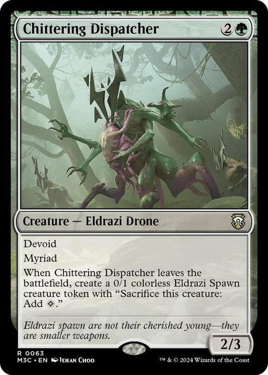Chittering Dispatcher 63 Rare Commander: Modern Horizons 3 NM/M