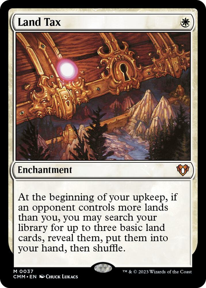 Land Tax 37 Mythic Commander Masters NM/M