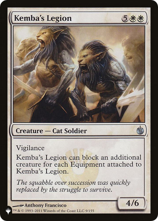 Kemba's Legion 9/155 Uncommon The List Reprints NM/M