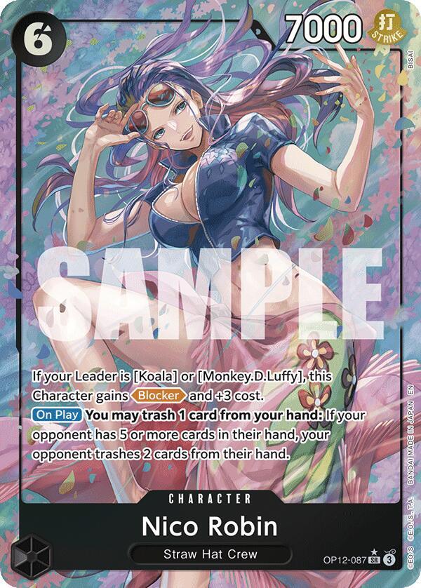 Nico Robin (Alternate Art) OP12-087 Super Rare Foil Legacy of the Master NM/M