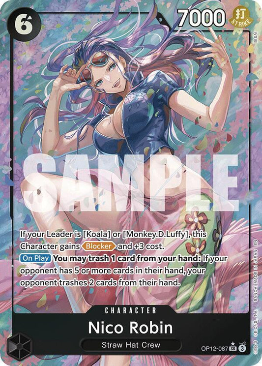 Nico Robin (Alternate Art) OP12-087 Super Rare Foil Legacy of the Master NM/M