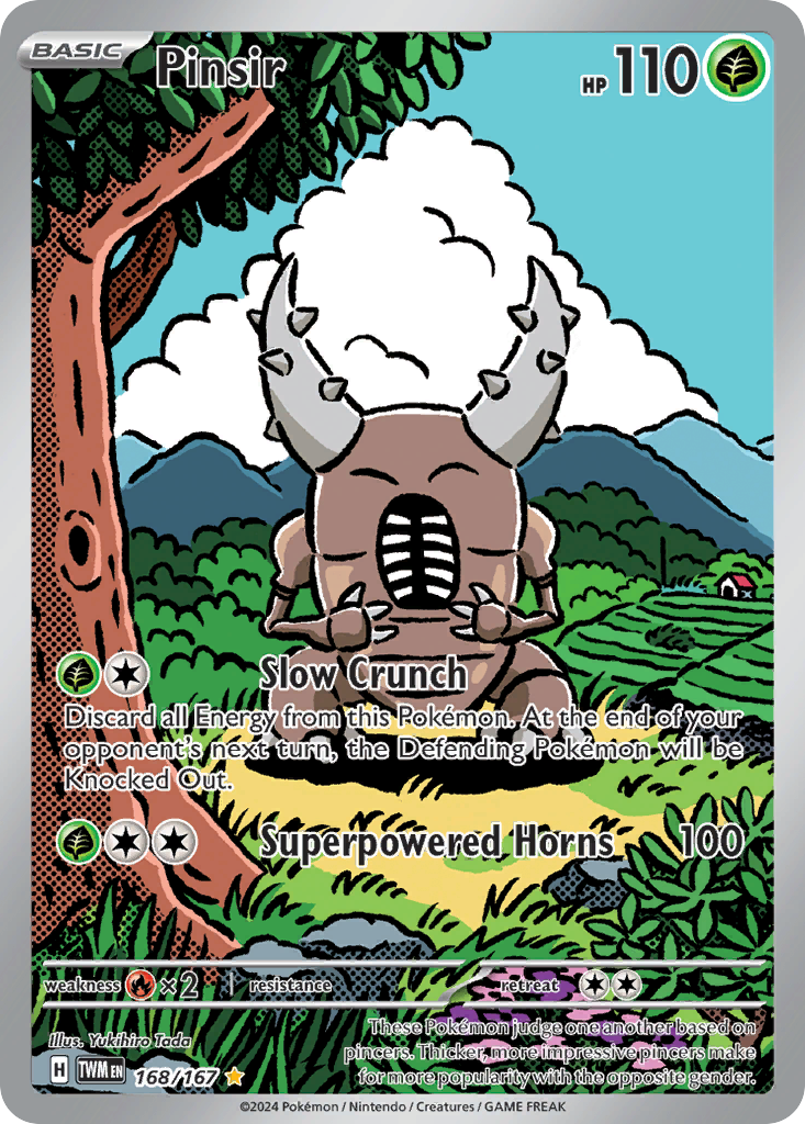 Pinsir 168/167 Illustration Rare Twilight Masquerade NM/M