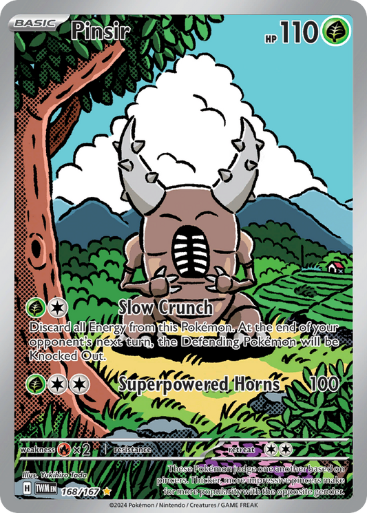 Pinsir 168/167 Illustration Rare Twilight Masquerade NM/M