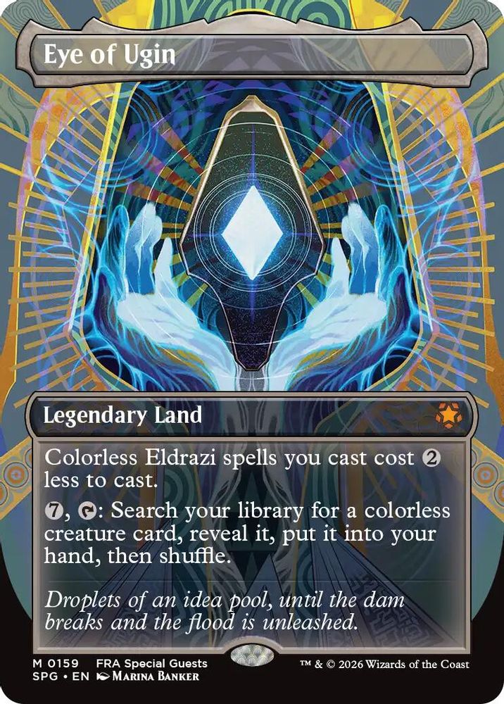 Eye of Ugin (Borderless) 159 Mythic Foil Special Guests NM/M