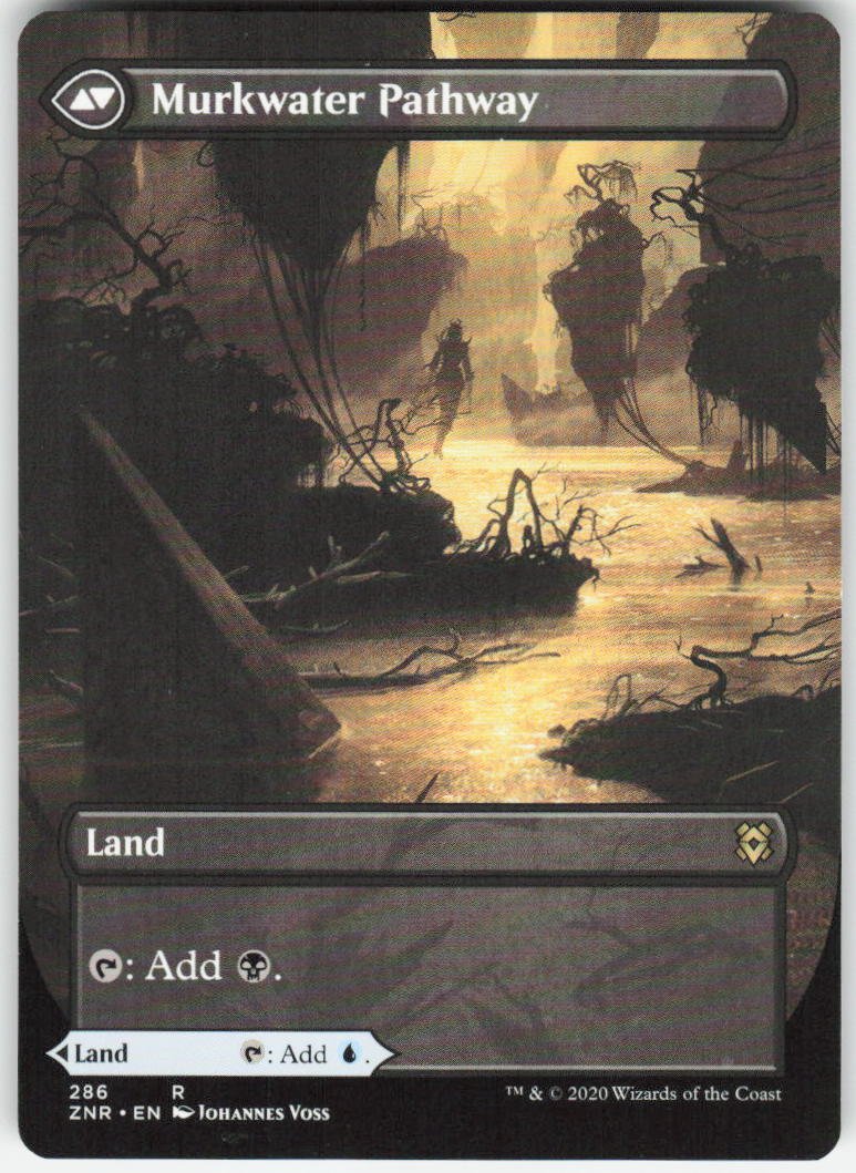 Clearwater Pathway (Borderless) R Zendikar Rising 286 NM (Back)