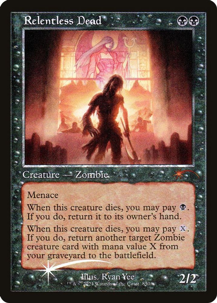 Relentless Dead (Retro Frame) 850 Mythic Foil Secret Lair Drop Series Holo NM/M