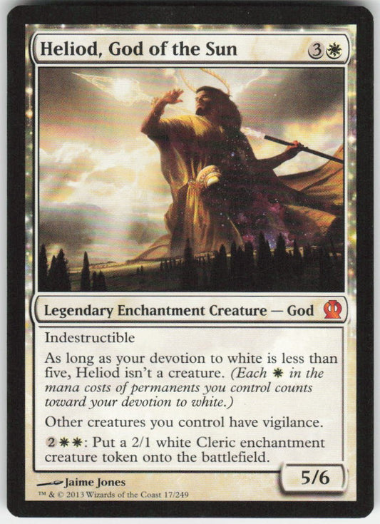 Heliod, God of the Sun M Theros 17 NM