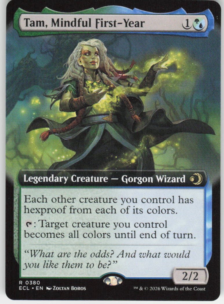 Tam, Mindful First-Year (Extended Art) R Lorwyn Eclipsed 380 NM