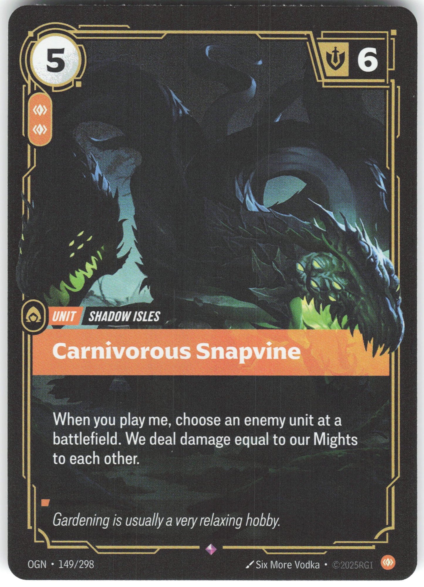 Carnivorous Snapvine Rare Origins 149/298 NM