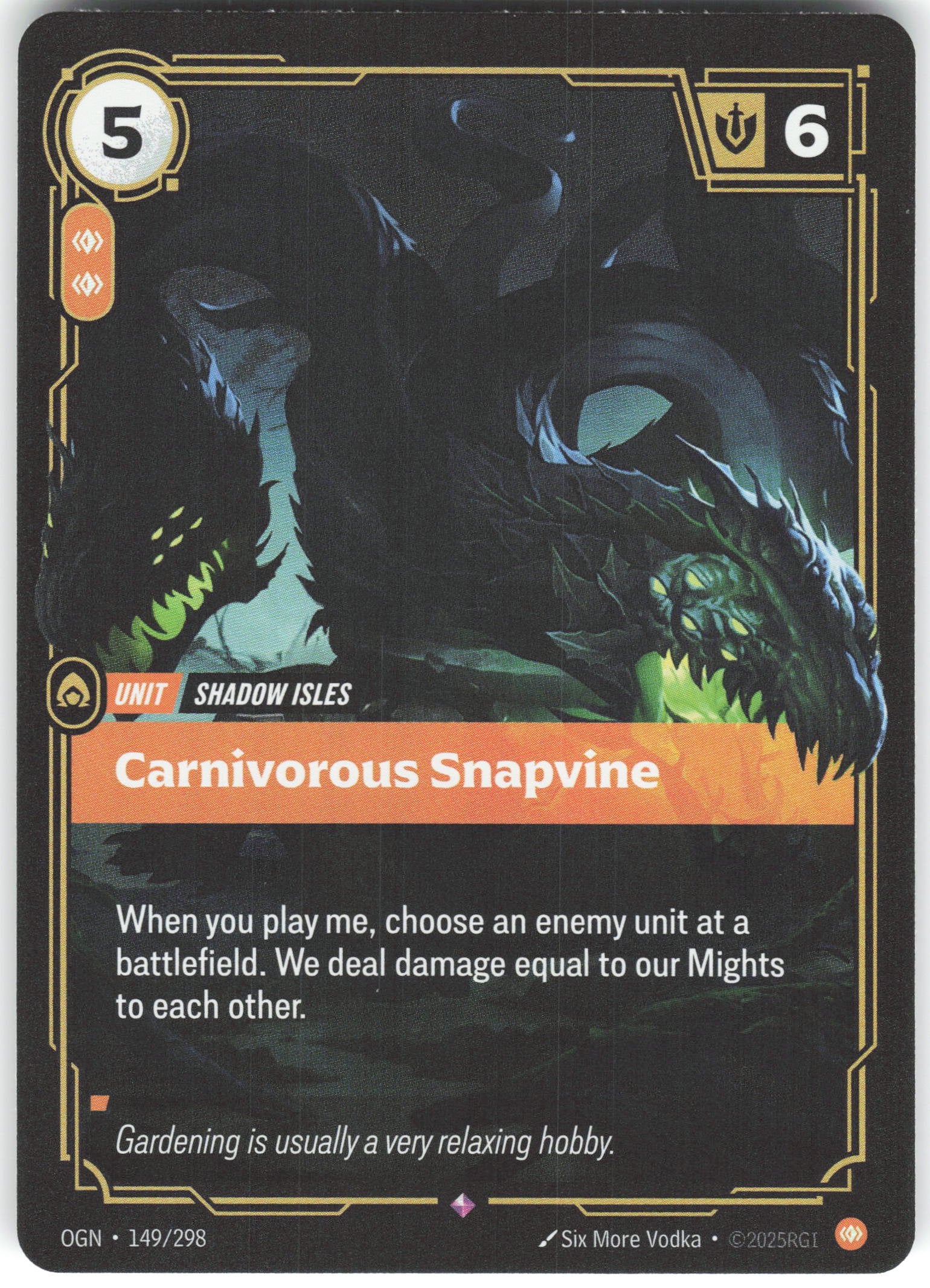 Carnivorous Snapvine Rare Origins 149/298 NM