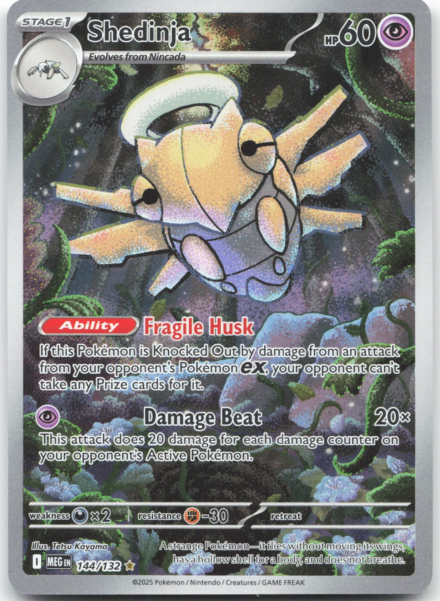 Shedinja - Illustration Rare ME01: Mega Evolution 144/132 NM