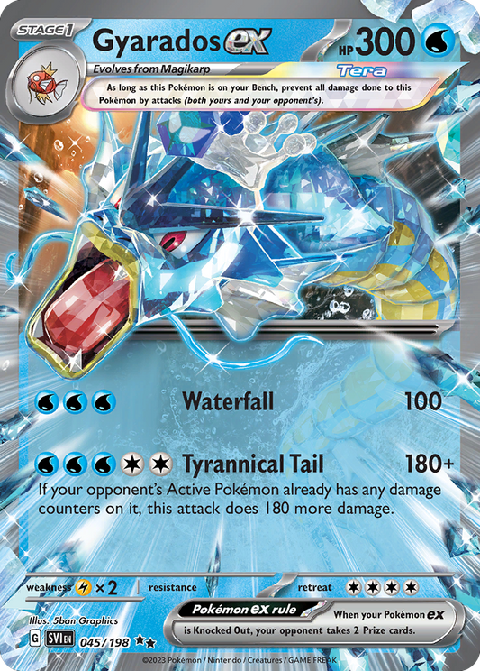 Gyarados ex 045/198 Double Rare Scarlet & Violet NM/M