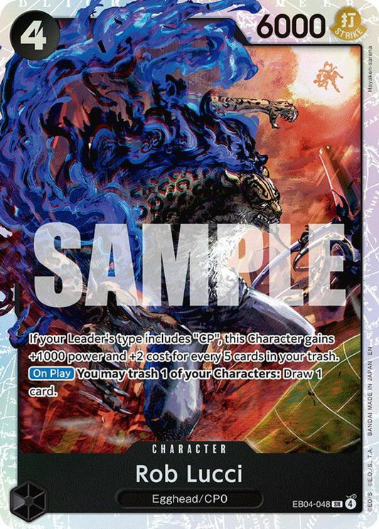 Rob Lucci EB04-048 Super Rare Adventure on Kami's Island NM/M