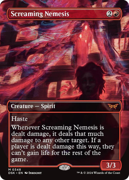 Screaming Nemesis (Borderless) 348 Mythic Duskmourn: House of Horror NM/M