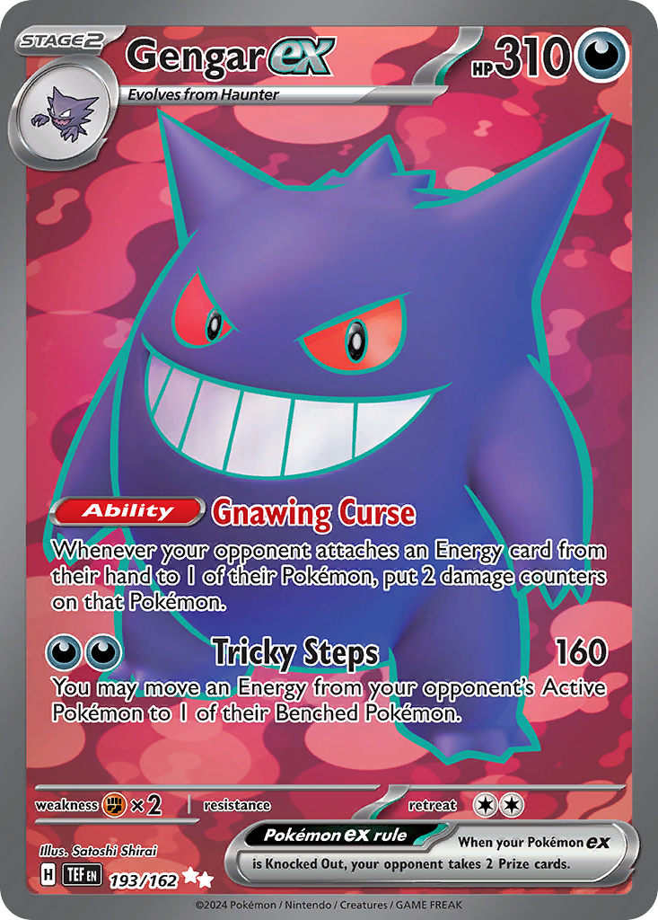 Gengar ex 193/162 Ultra Rare Temporal Forces NM/M