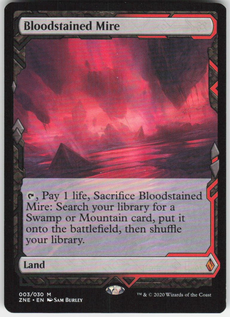 Bloodstained Mire M Zendikar Rising Expeditions 3 NM
