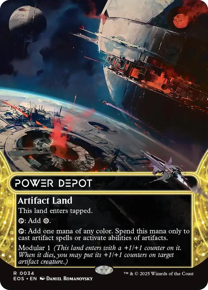 Power Depot (0034) (Borderless) 34 Rare Edge of Eternities: Stellar Sights NM/M