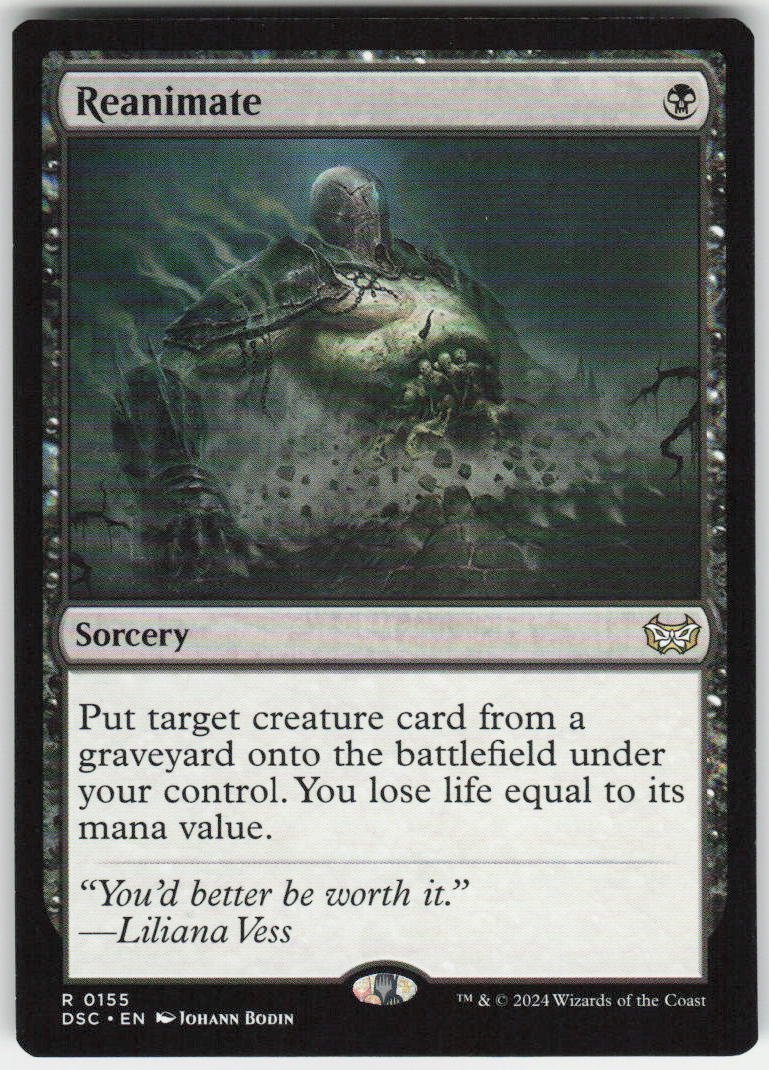 Reanimate R Commander: Duskmourn: House of Horror 155 NM