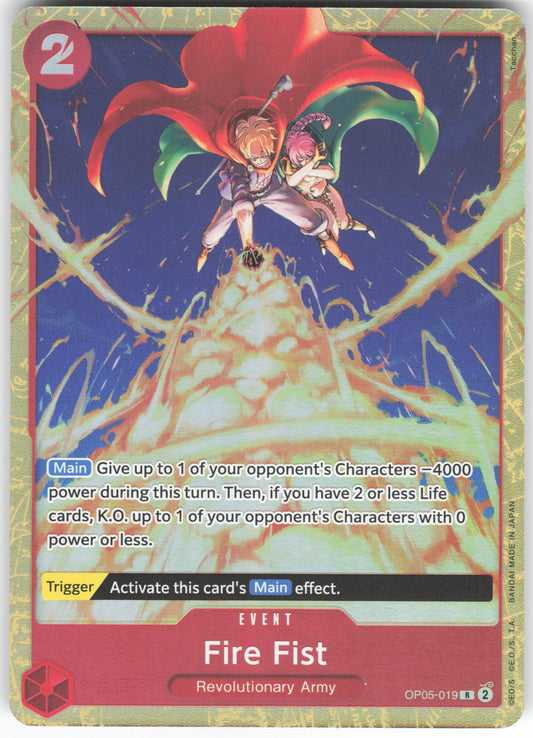Fire Fist (Premium Card Collection -Best Selection Vol. 2-) R One Piece Promotion Cards OP05-019 NM