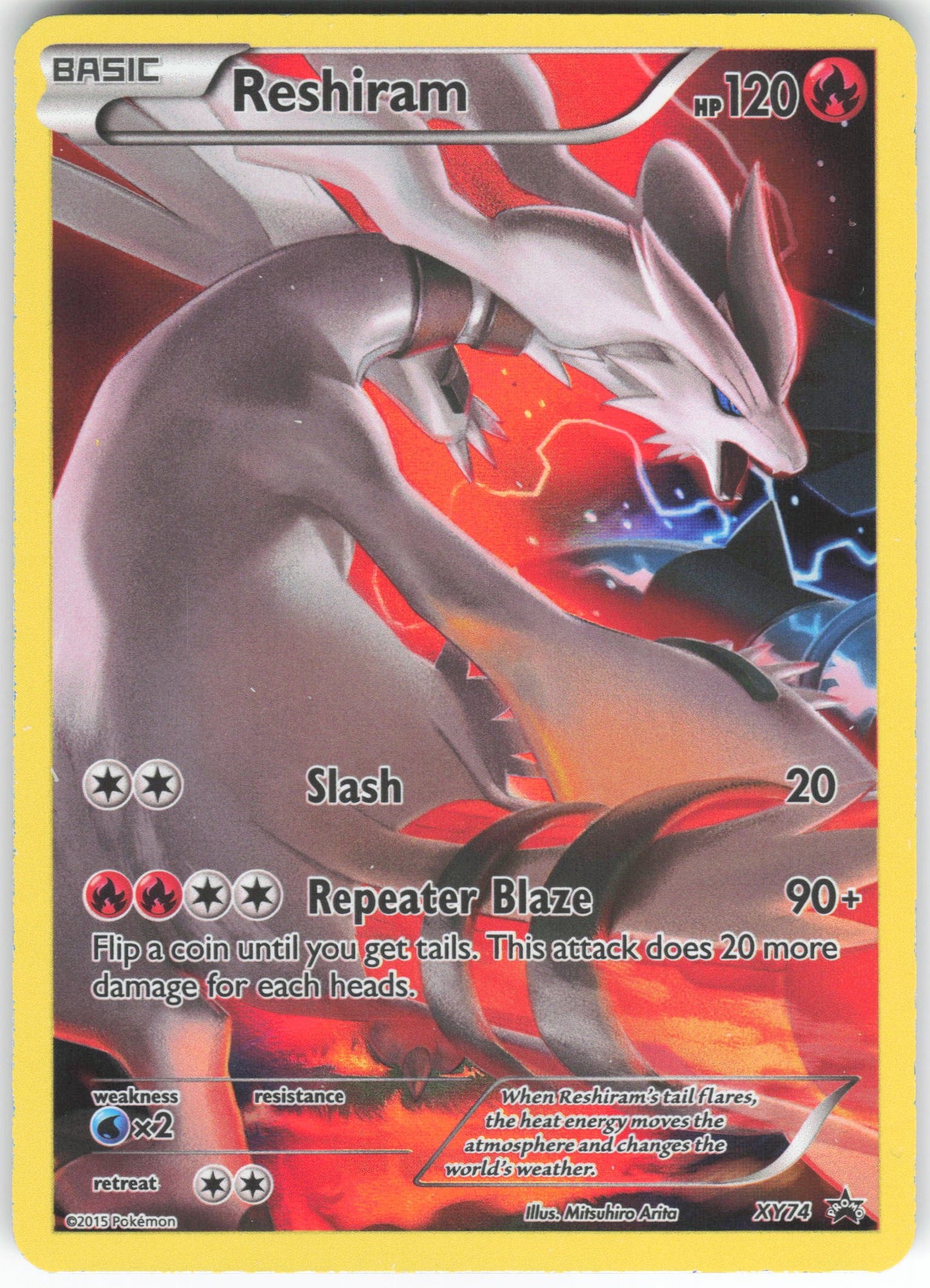 Reshiram (Full Art Promo) Promo XY Promos XY74 LP