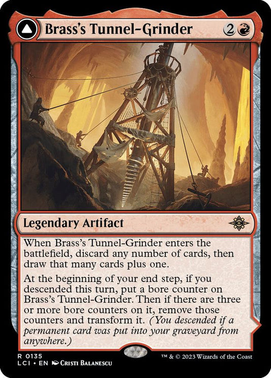 Brass's Tunnel-Grinder 135 Foil Rare The Lost Caverns of Ixalan NM/M