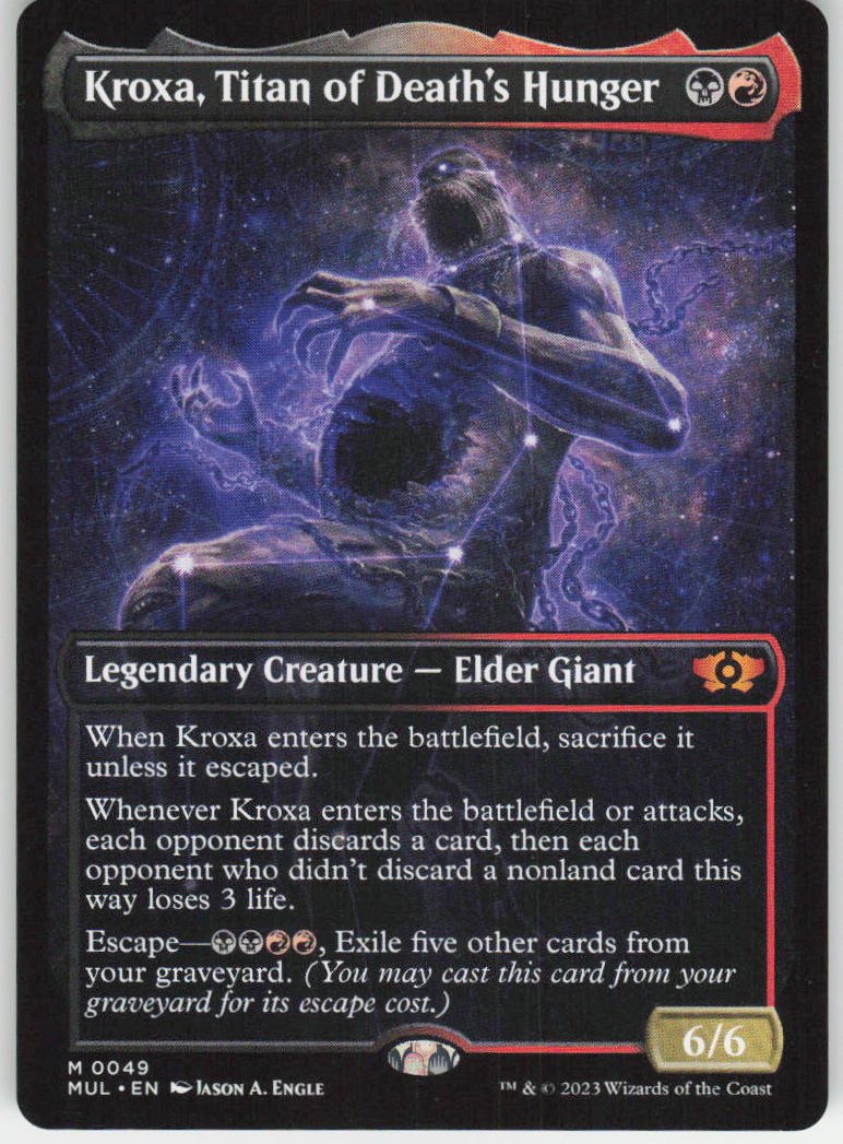 Kroxa, Titan of Death's Hunger M March of the Machine: Multiverse Legends 49 NM
