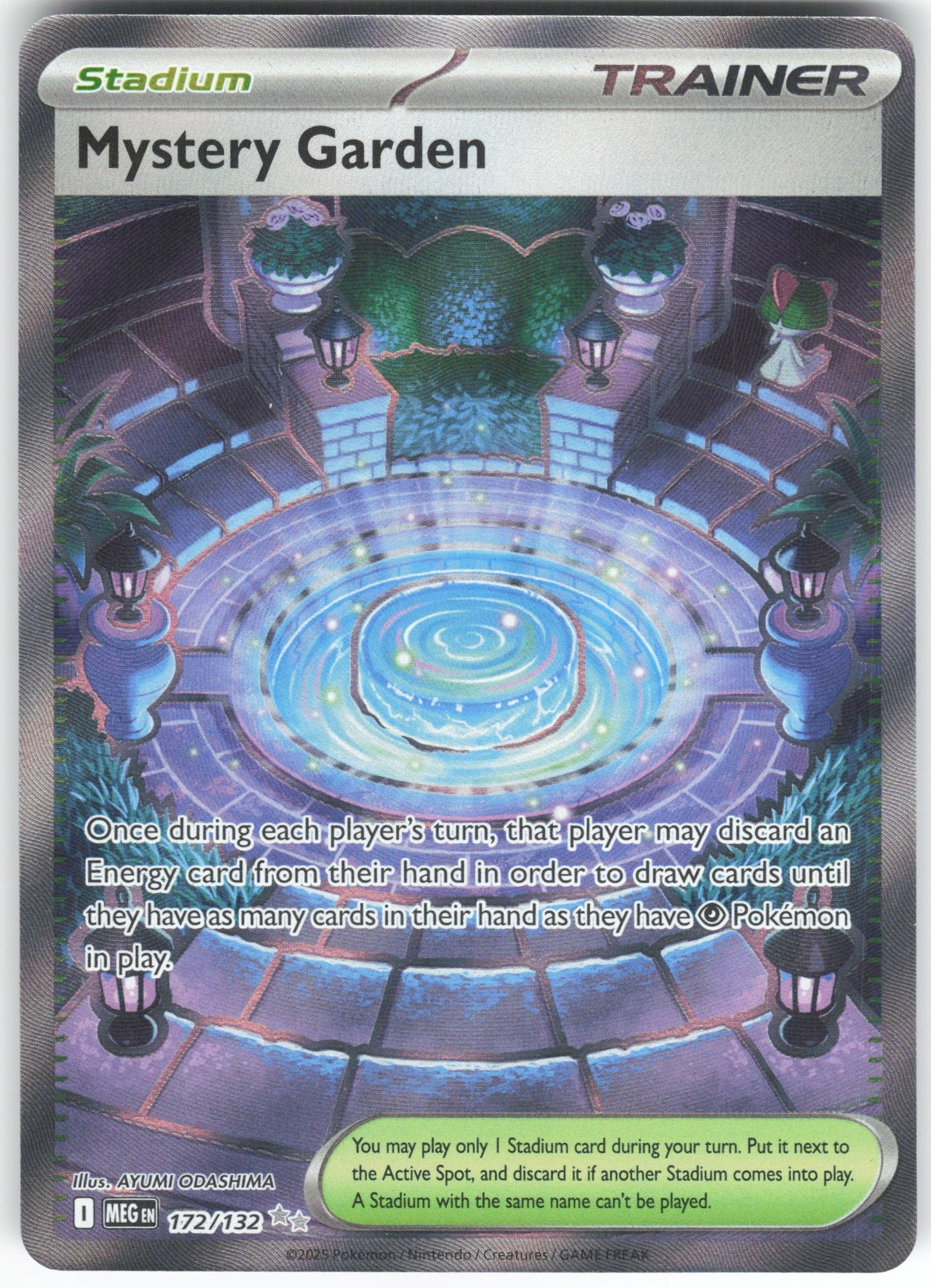 Mystery Garden - Ultra Rare ME01: Mega Evolution 172/132 NM
