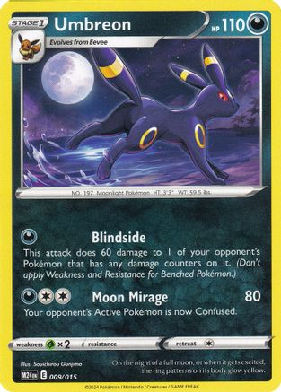 Umbreon 009/015 Promo McDonald's Promos 2024 NM/M