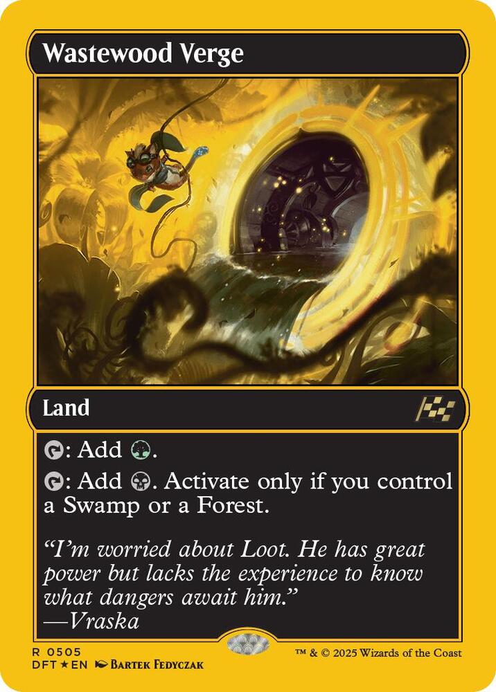 Wastewood Verge (First-Place Foil) 505 Rare Aetherdrift Foil NM/M