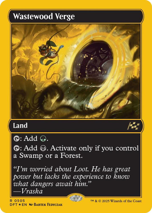Wastewood Verge (First-Place Foil) 505 Rare Aetherdrift Foil NM/M