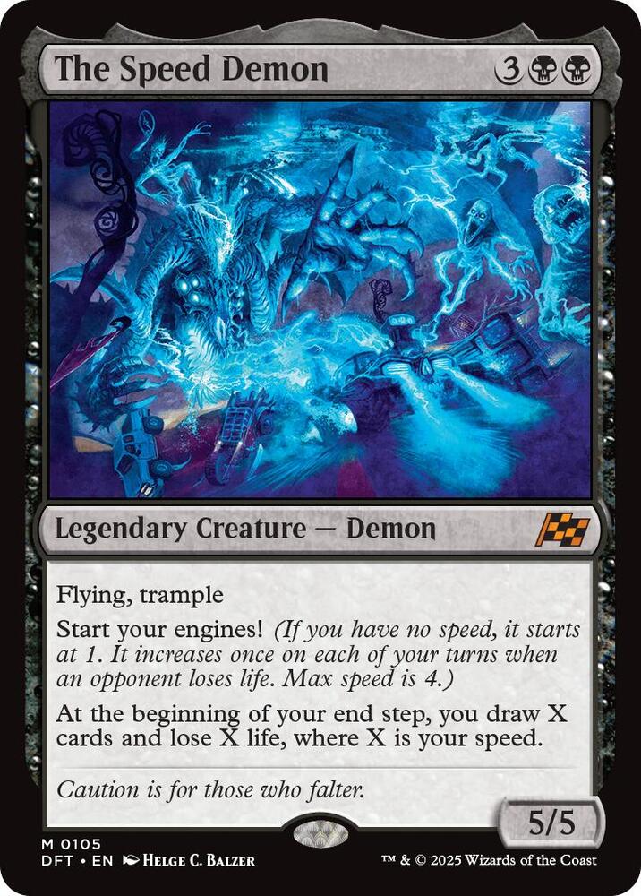 The Speed Demon 105 Mythic Aetherdrift Foil NM/M