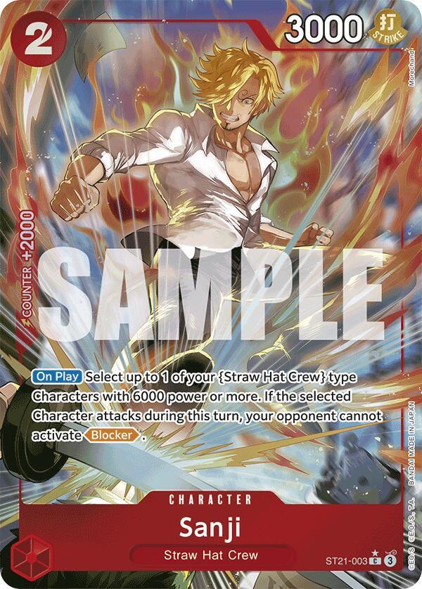 Sanji (Parallel) ST21-003 Common Starter Deck EX: Gear 5 NM/M