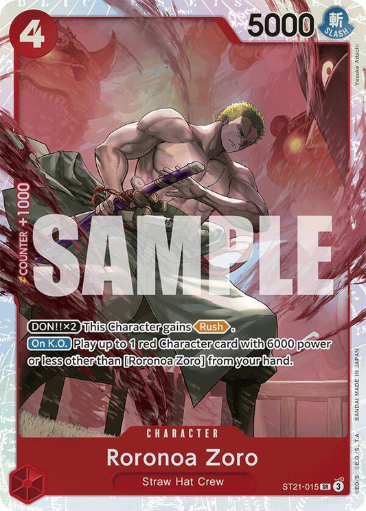 Roronoa Zoro ST21-015 Super Rare Starter Deck EX: Gear 5 NM/M