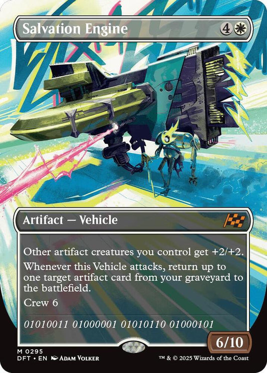 Salvation Engine (Borderless) 295 Mythic Aetherdrift Foil NM/M