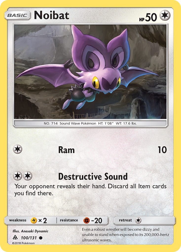 Noibat 100/131 Common Forbidden Light NM/LP