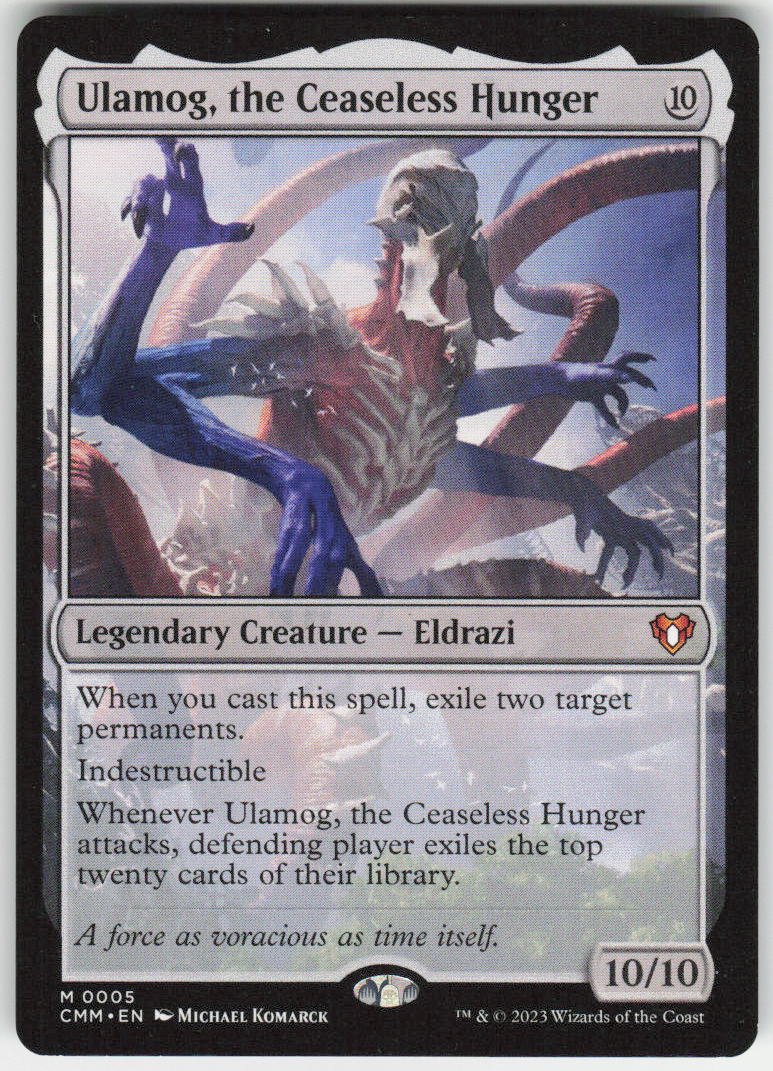 Ulamog, the Ceaseless Hunger M Commander Masters 5 NM