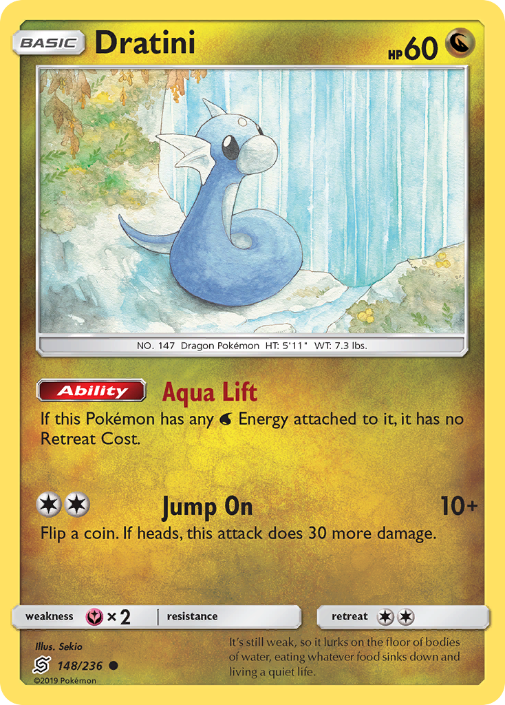 Dratini 148/236 Common Unified Minds NM/M