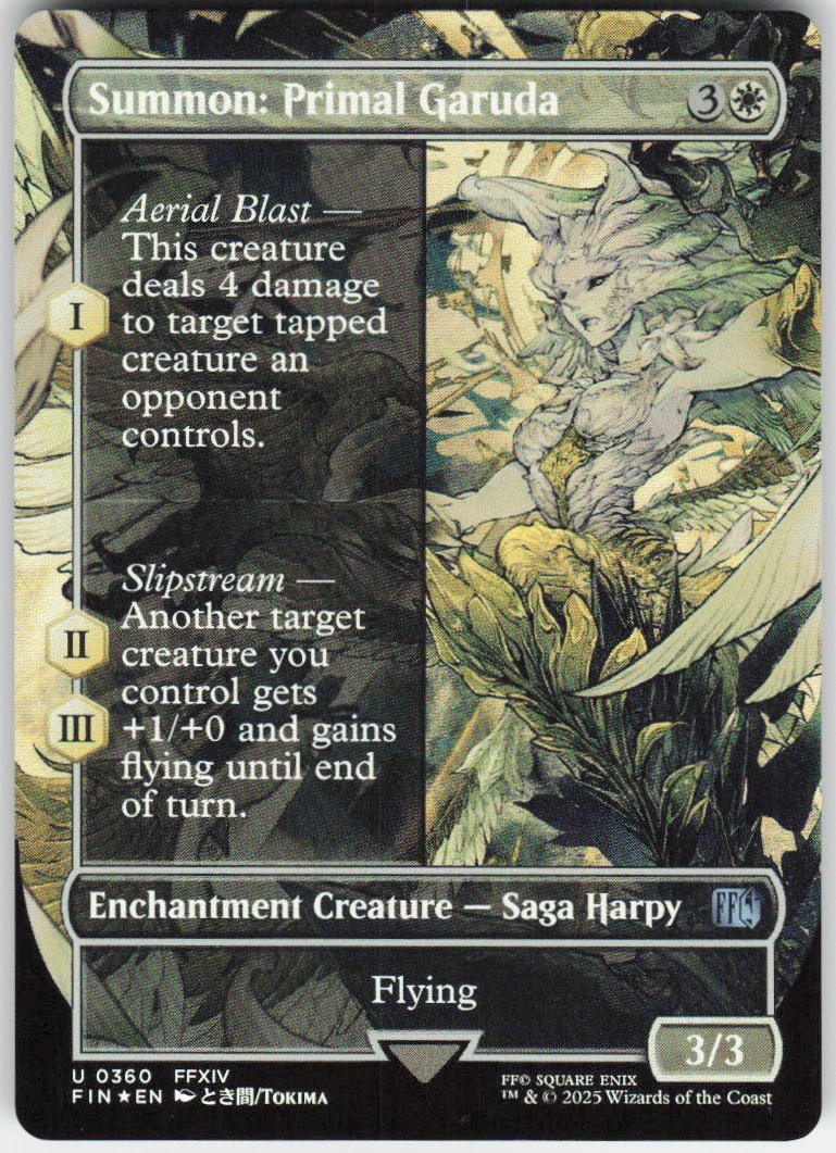 Summon: Primal Garuda (Borderless) U FINAL FANTASY 360 NM